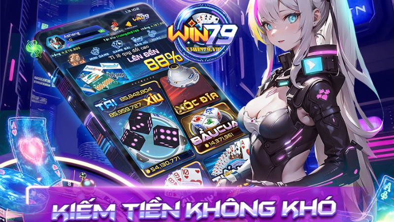 Trải nghiệm game Win79 đa dạng